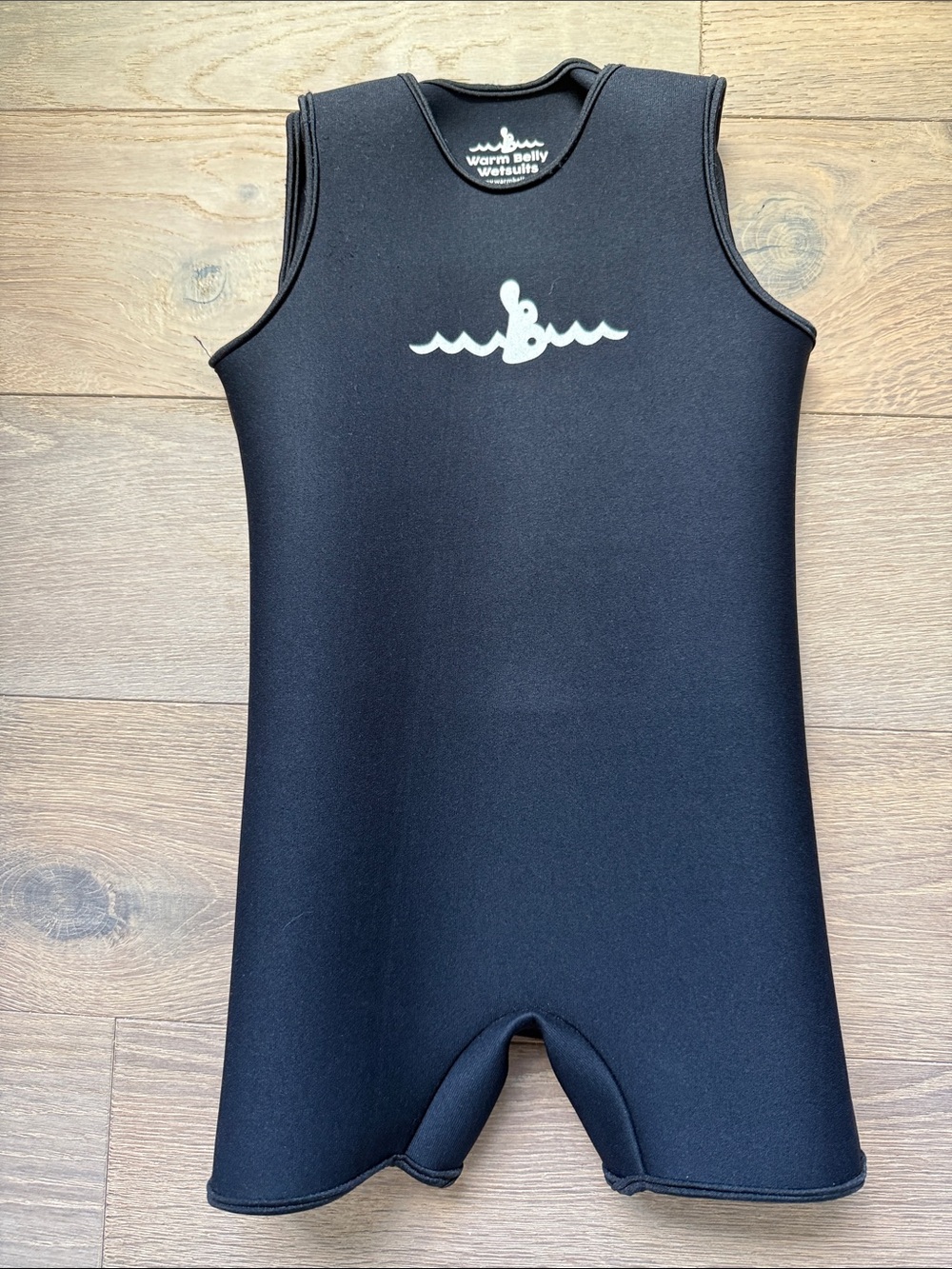 Kids Black Neoprene One-Piece Wet Suit